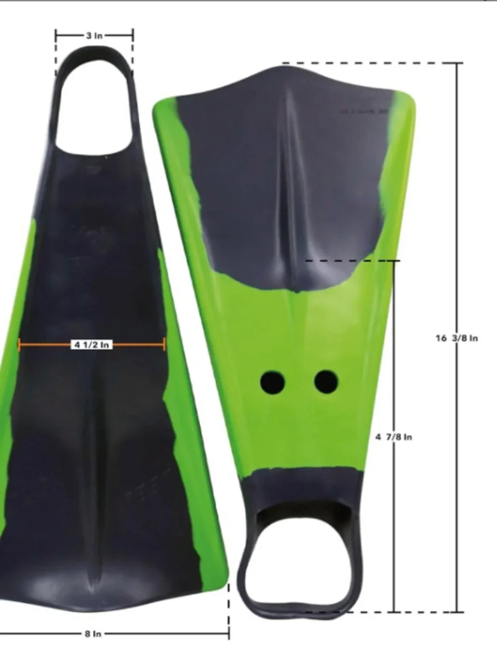 Voit Swim Fins Blue Legendary Swim Fin Design, Unisex, Dual-Density Rubber S 5-7